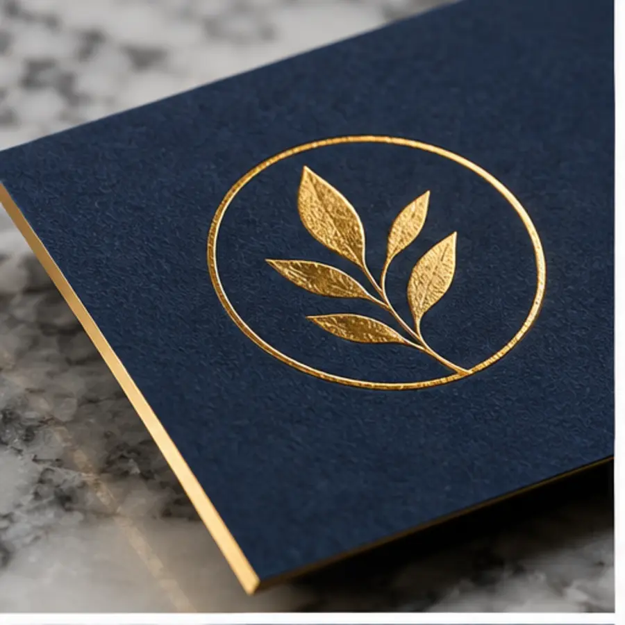 Gold foil stamping