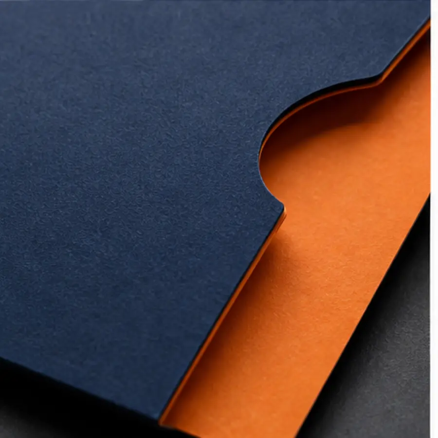 Precision die cut folder