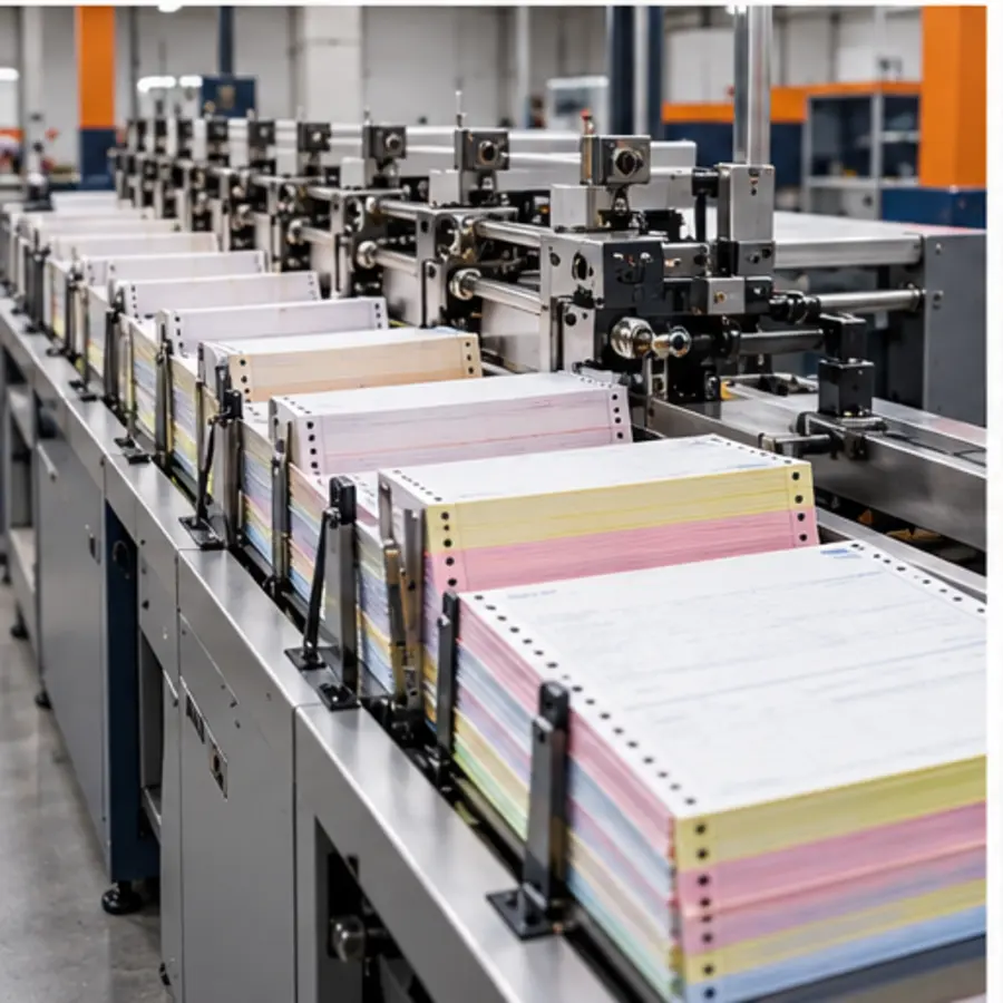 NCR business form production line