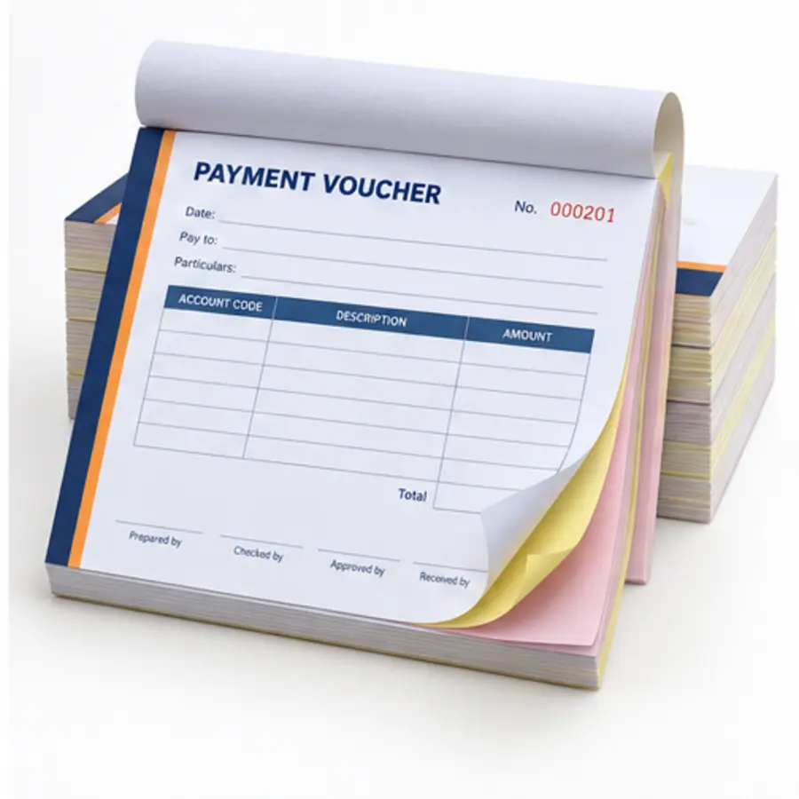Illustrative photo for Payment Voucher Books