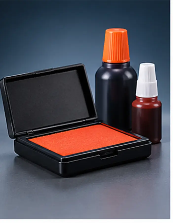 Stamp ink pads and refill ink