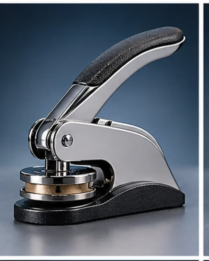 Handheld embossing seal