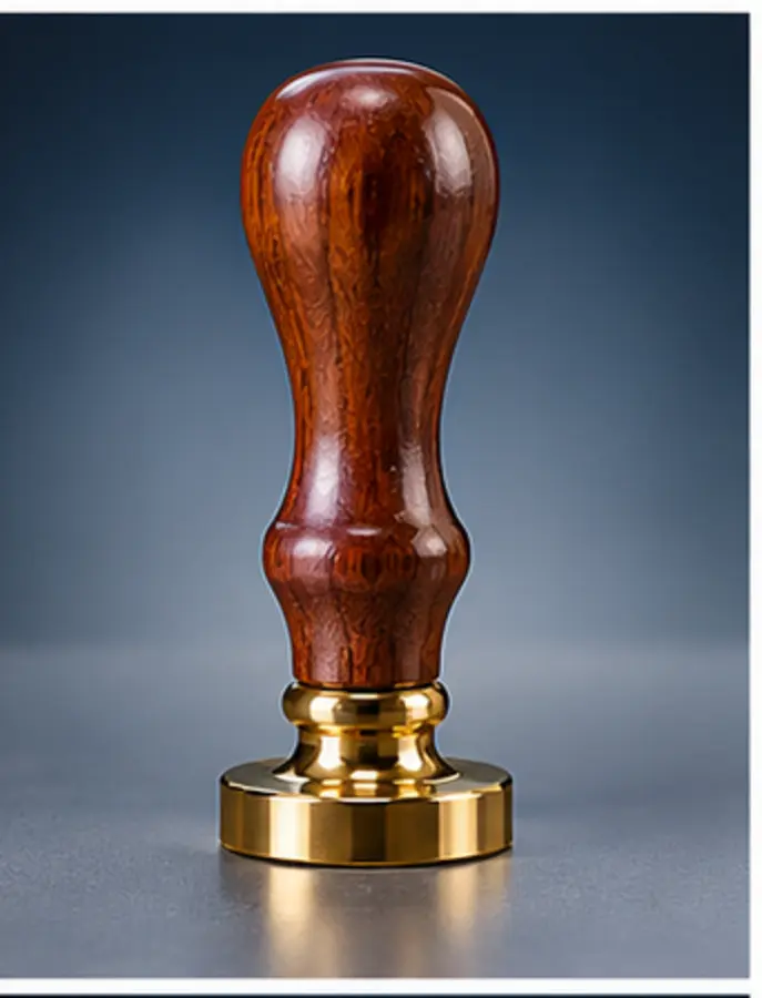 Brass wax seal stamp